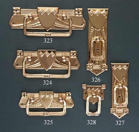 Möbelbeslag 323 Antik stil utan nyckelhål