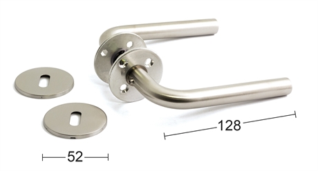 Dörrhandtag A13152-16 mm, A13154-19 mm inkl. nyckelskylt