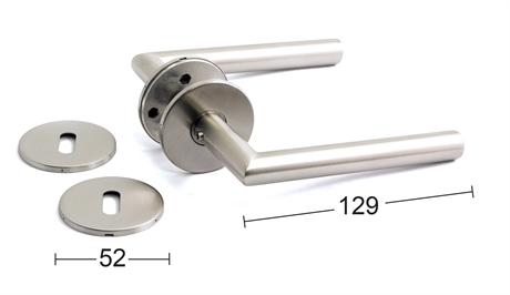  Dörrhandtag A13162-16 mm, A13164-19 mm inkl. nyckelskylt
