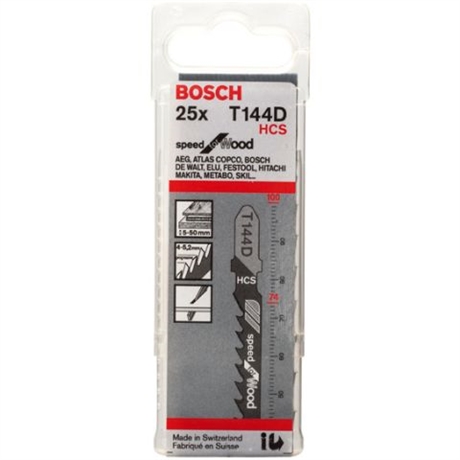 Sticksågsblad för trä Bosch T 144 D